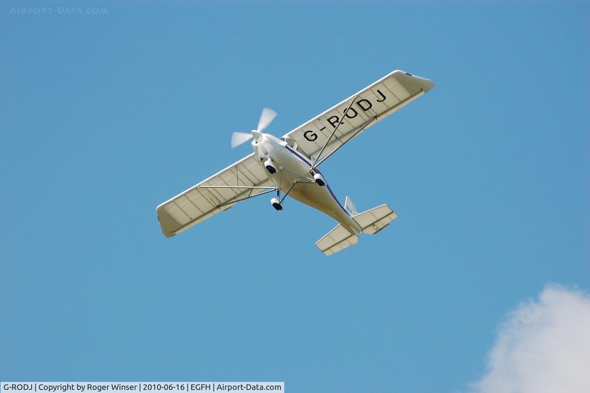 G-RODJ, 2007 Comco Ikarus C42 FB80 C/N 0709-6912, Ikarus C42 of Swansea Sport Flying