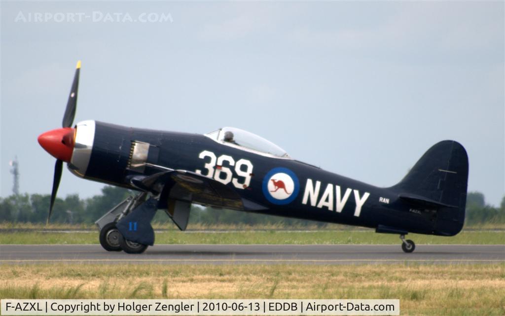 F-AZXL, 1948 Hawker Fury FB.10 C/N 37514/ISS20, Berlin Air Show ILA 2010