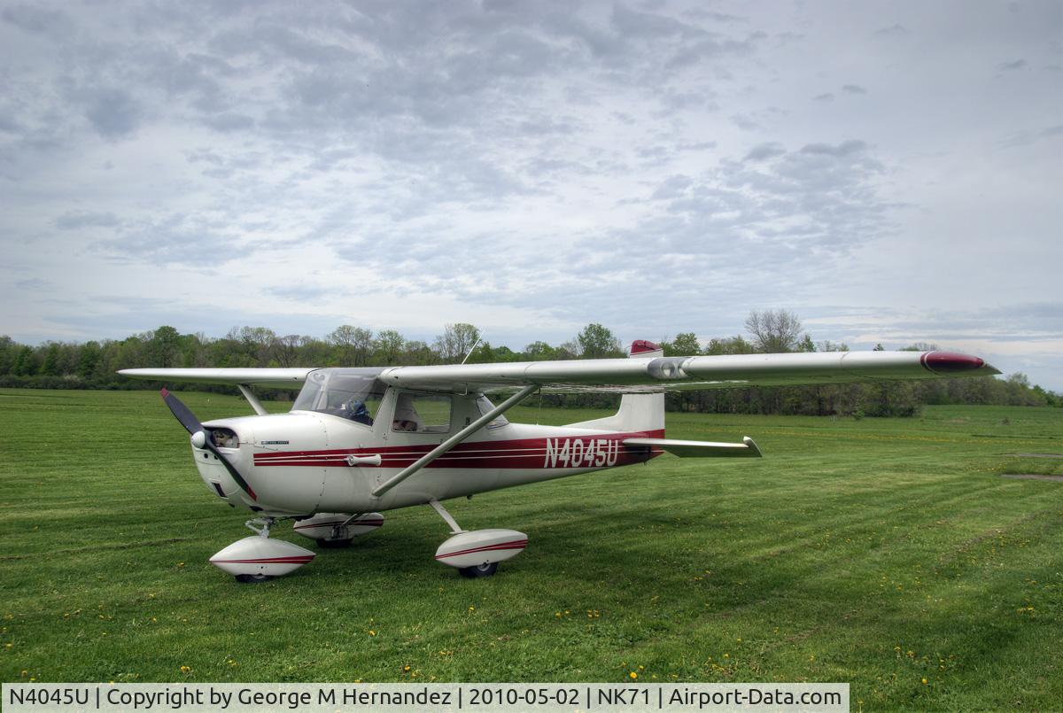 N4045U, 1965 Cessna 150E C/N 15061445, Our new Cessna 150E at its new home in Marcellus, NY