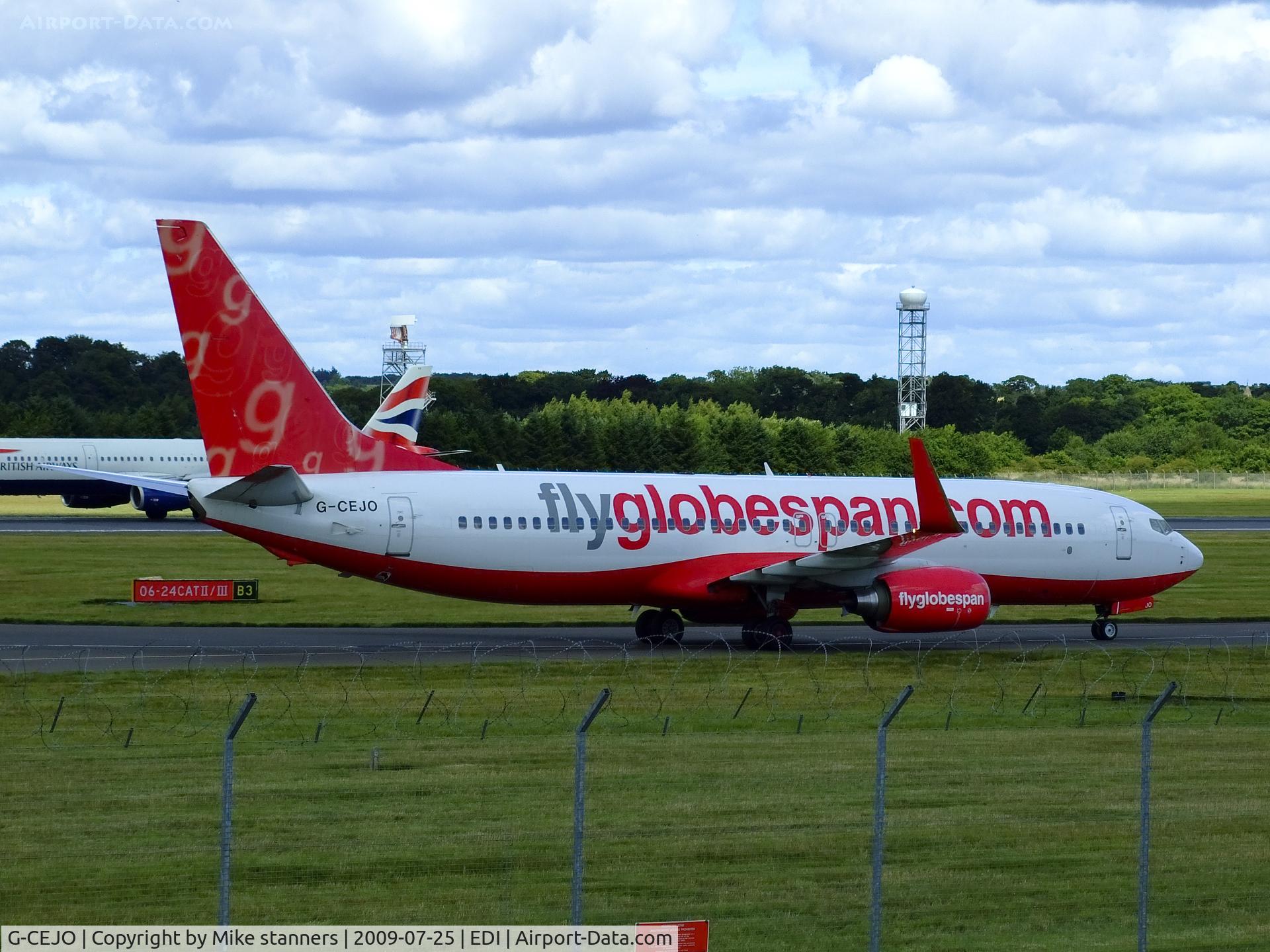 G-CEJO, 2007 Boeing 737-8BK C/N 29643, 
