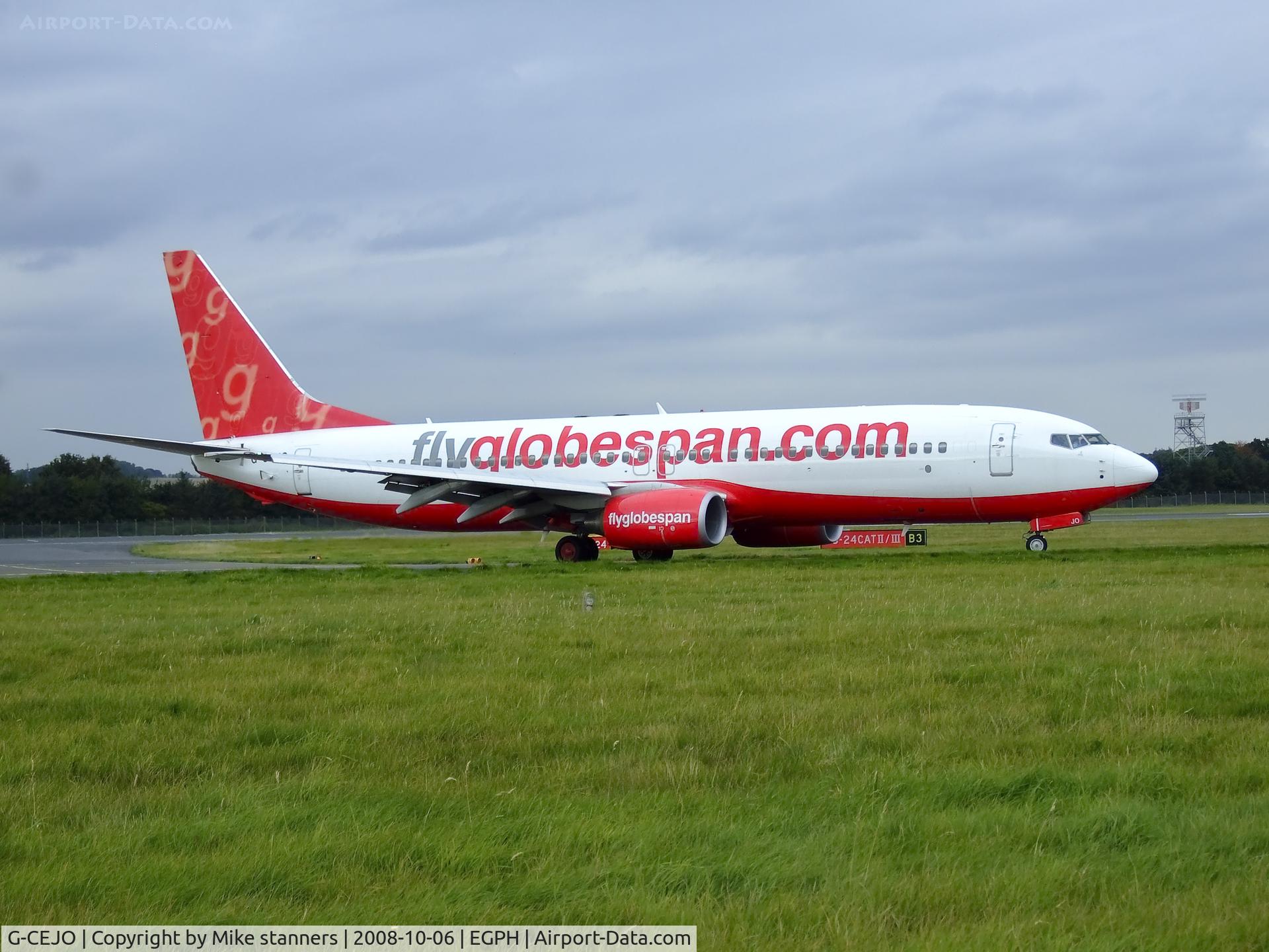 G-CEJO, 2007 Boeing 737-8BK C/N 29643, 