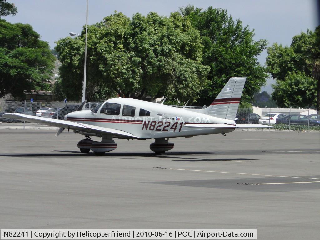 N82241, 1982 Piper PA-28-181 C/N 28-8390018, Parked in transient parking