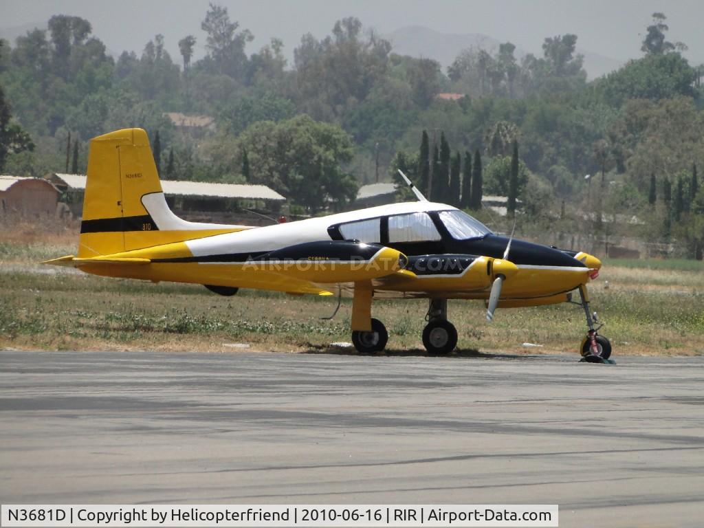 N3681D, 1956 Cessna 310 C/N 35381, Parked