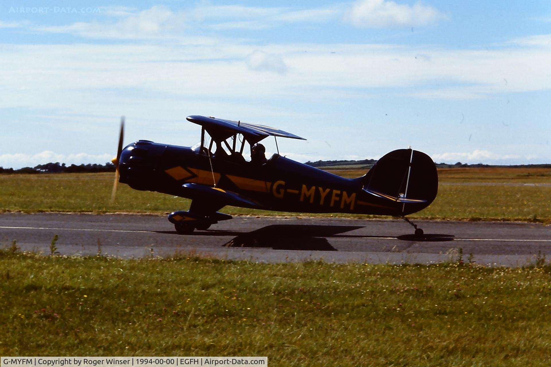 G-MYFM, 1993 Murphy Renegade Spirit UK C/N PFA 188-12249, Visiting Swansea Airport in 1994