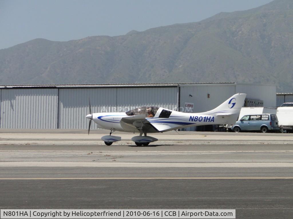 N801HA, Aveko VL-3C-1 C/N VL-3-27, Taking off westbound