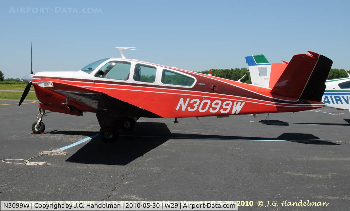 N3099W, 1973 Beech V35B Bonanza C/N D-9561, at Bay Bridge Airport