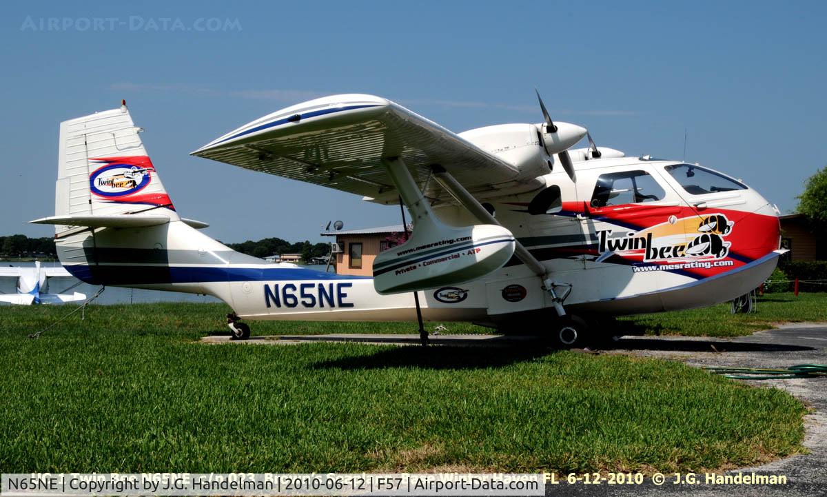N65NE, 1986 STOL Aircraft UC-1 Twin Bee C/N 023, starboard view of Twin Bee