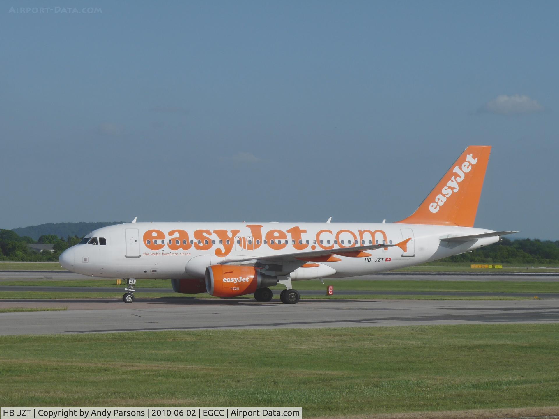 HB-JZT, 2005 Airbus A319-112 C/N 2420, Easy Swiss Airbus at Manchester