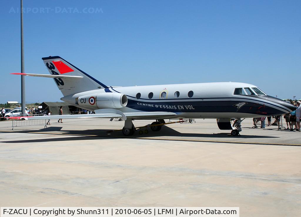 F-ZACU, Dassault Falcon (Mystere) 20GF C/N 145, Static display during LFMI Airshow 2010