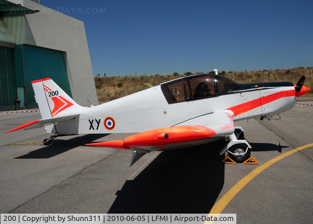 200, Jodel D-140R Abeille C/N 200, On static display during LFMI Airshow 2010