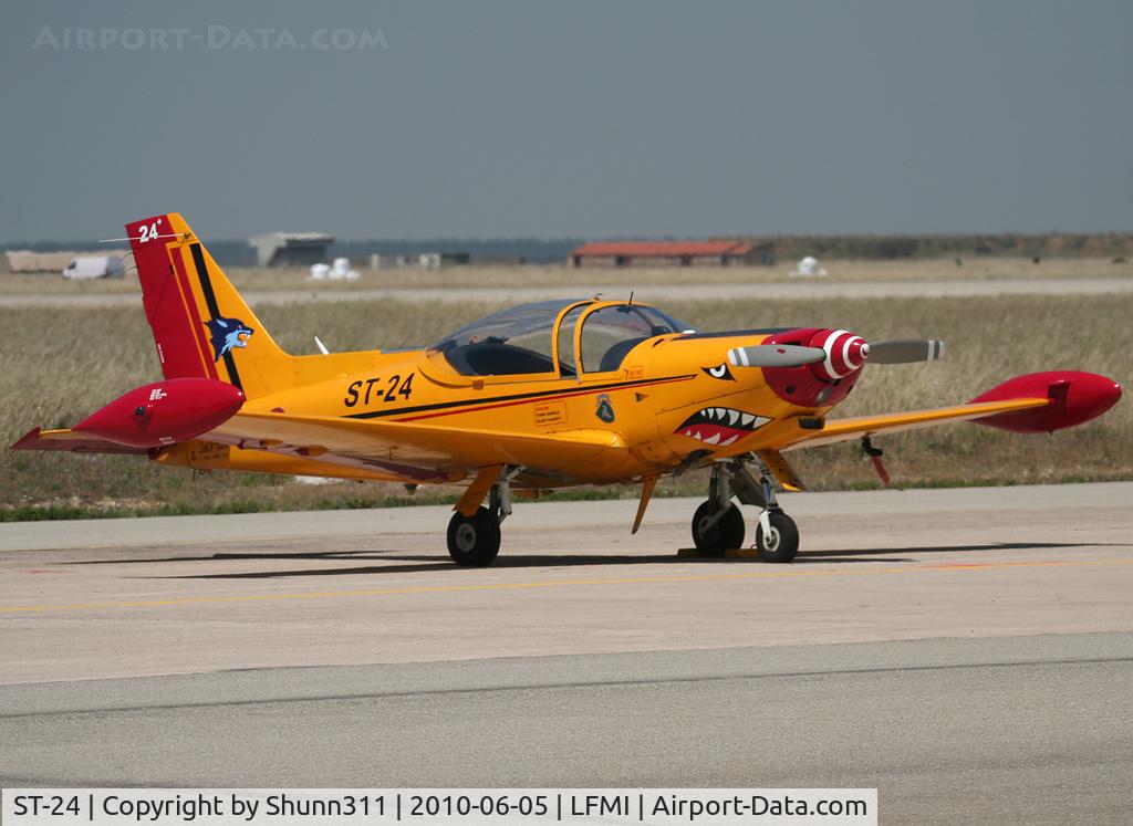 ST-24, SIAI-Marchetti SF-260M C/N 10-24, Used as a demo during LFMI Airshow 2010