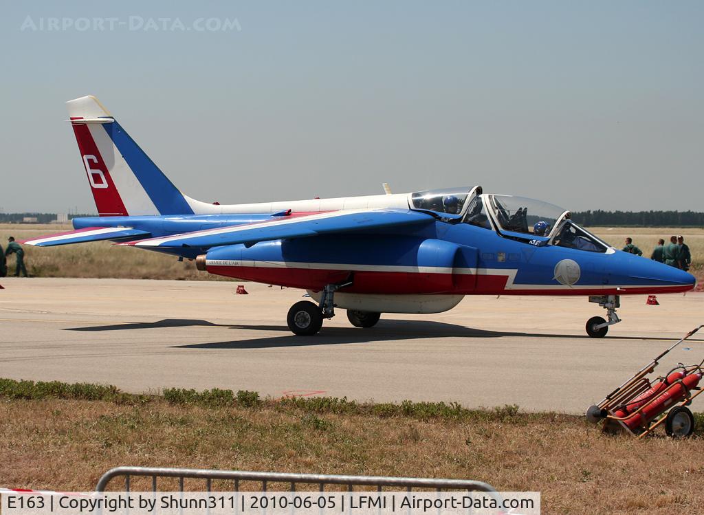 E163, Dassault-Dornier Alpha Jet E C/N E163, Used as a demo during LFMI Airshow 2010