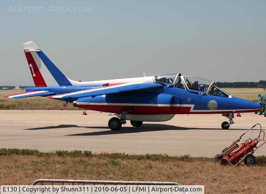 E130, Dassault-Dornier Alpha Jet E C/N E130, Used as a demo during LFMI Airshow 2010