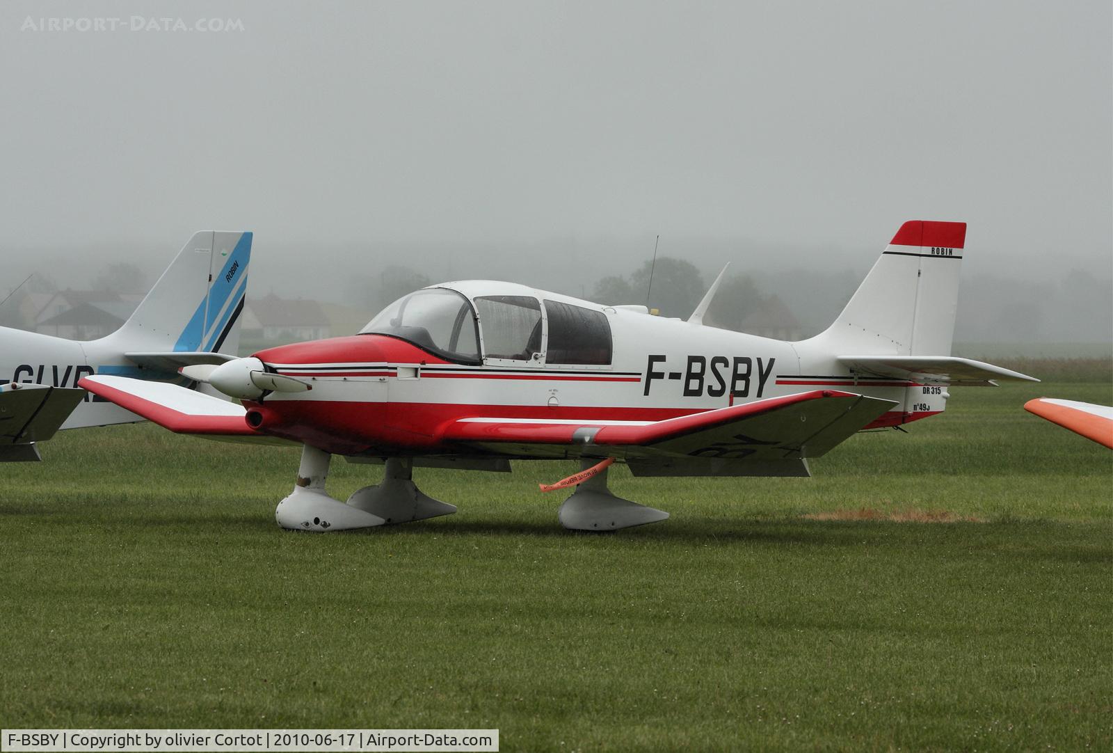 F-BSBY, CEA DR 315 C/N 495, Under the rain during the Til-chatel 2010 airshow