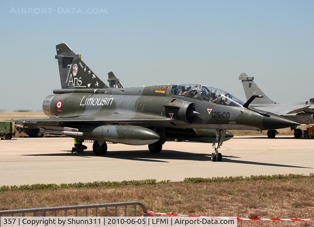 357, Dassault Mirage 2000N C/N 330, Used as a demo during LFMI Airshow 2010... Special 70th birthday c/s of Limousin squadron