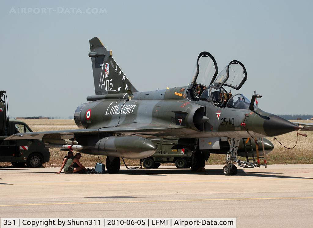 351, Dassault Mirage 2000N C/N 310, Used as spare during LFMI Airshow 2010... Special 70th birthday c/s of Limousin squadron