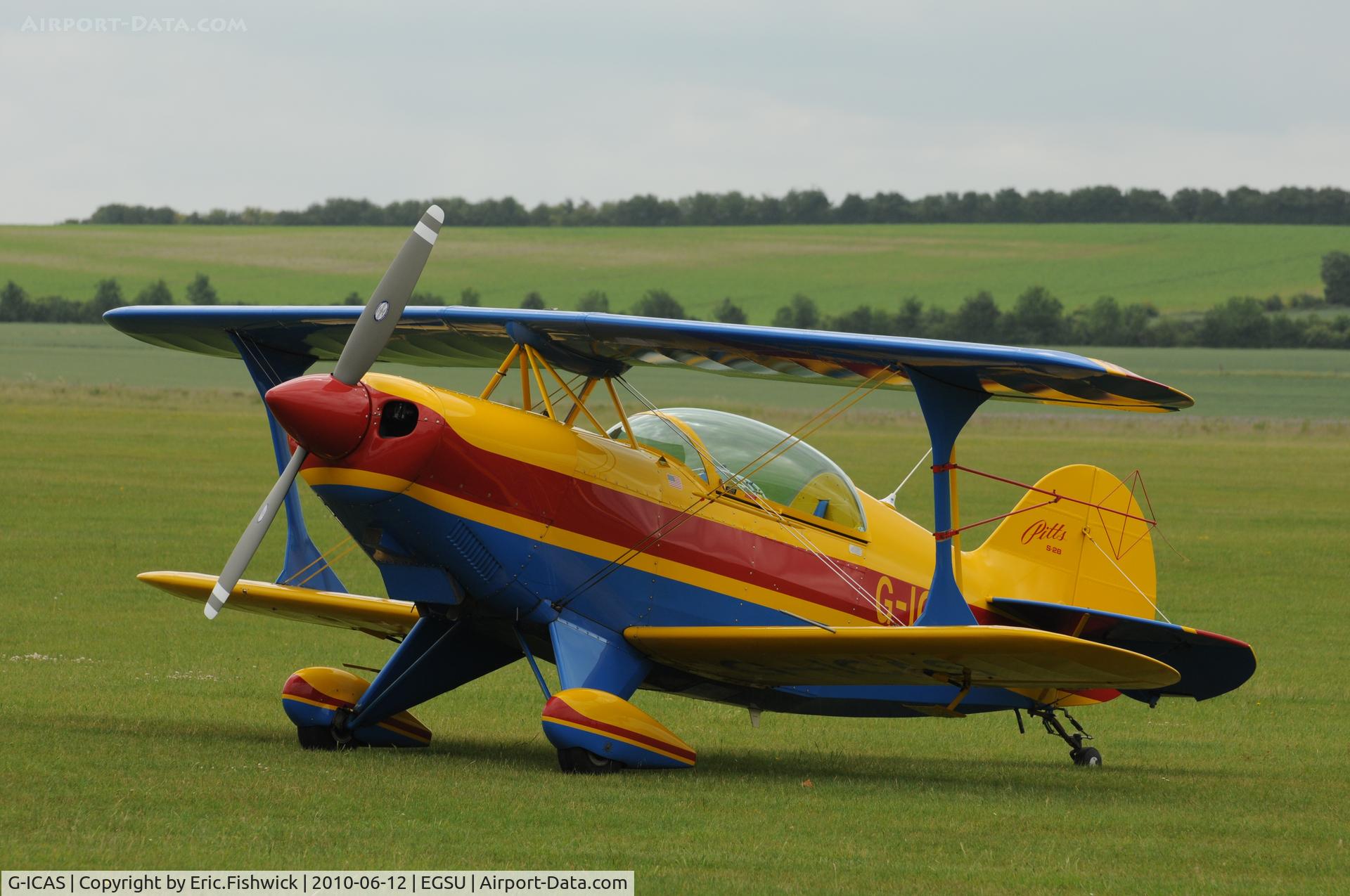 G-ICAS, 1996 Aviat Pitts S-2B Special C/N 5344, G-ICAS at The Duxford Trophy Aerobatic Contest, June 2010