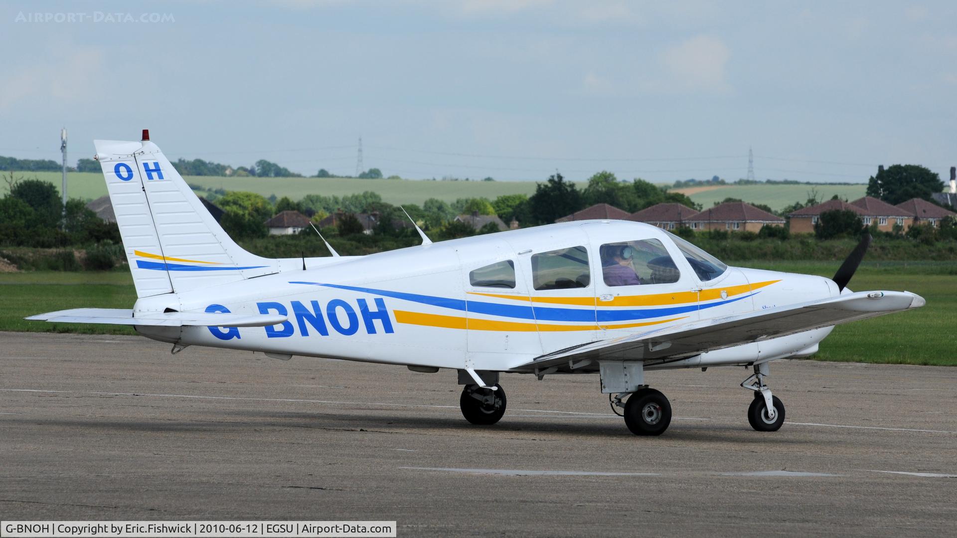 G-BNOH, 1987 Piper PA-28-161 Cherokee Warrior II C/N 2816016, G-BNOH at The Duxford Trophy Aerobatic Contest, June 2010