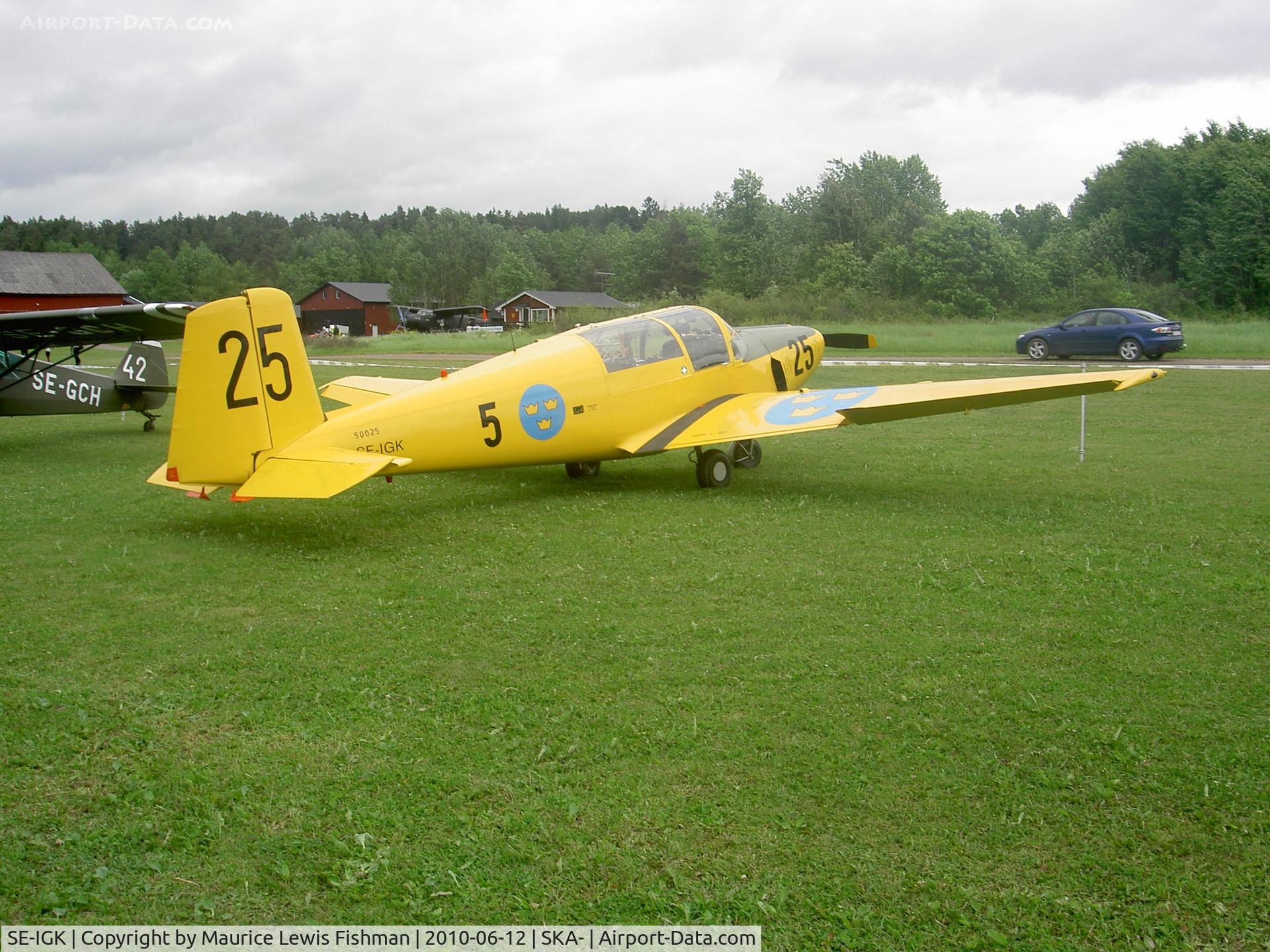 SE-IGK, 1953 Saab Sk.50 Safir C/N 91-227, 1953 SAAB 91B Safir