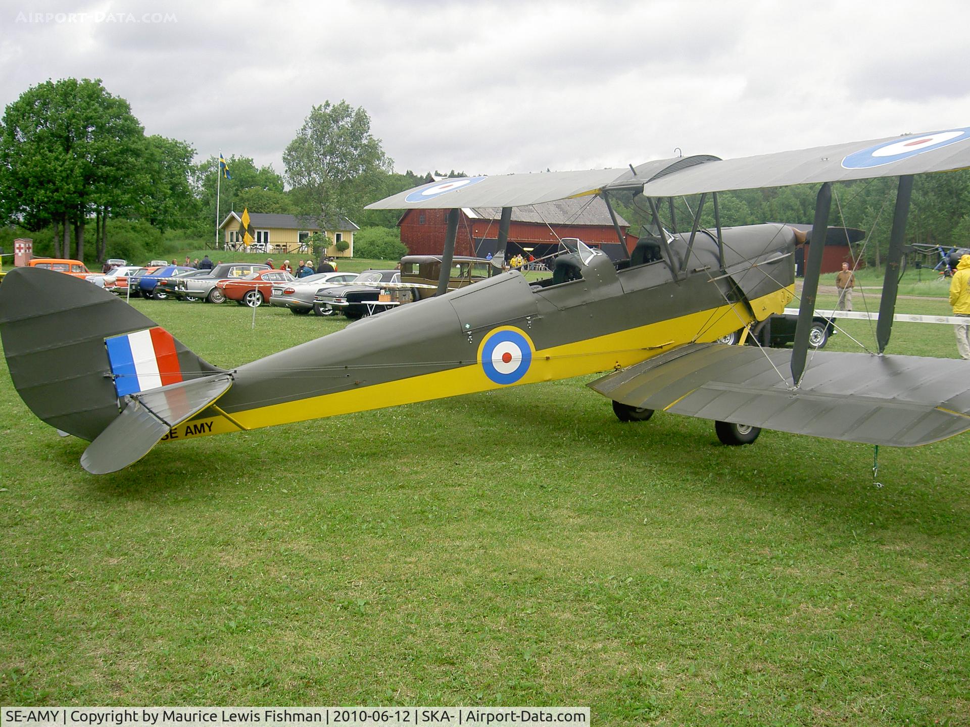 SE-AMY, De Havilland DH-82A Tiger Moth II C/N 82720, 1940De Havilland DH-82A Tiger Moth