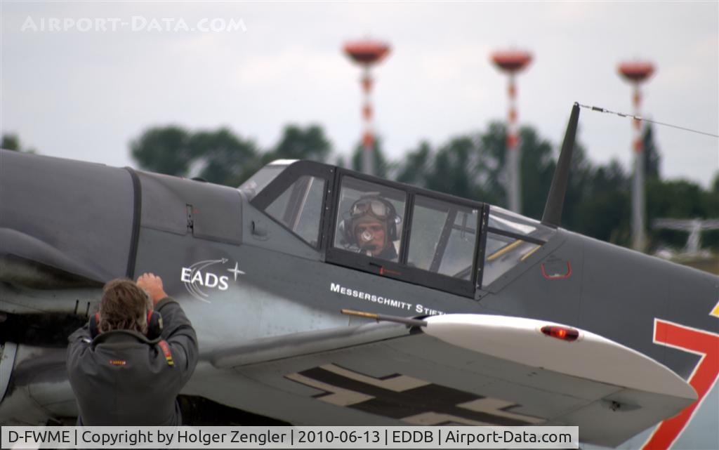 D-FWME, Messerschmitt Bf-109G-4 C/N 0139, Berlin Air Show 2010