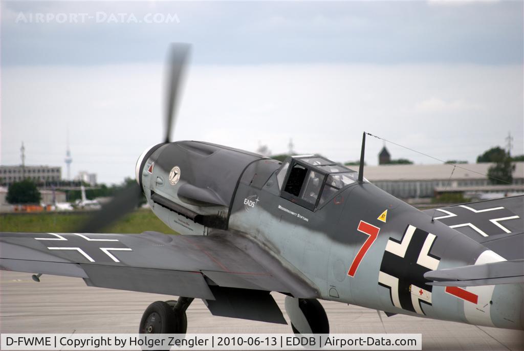 D-FWME, Messerschmitt Bf-109G-4 C/N 0139, Berlin Air Show 2010