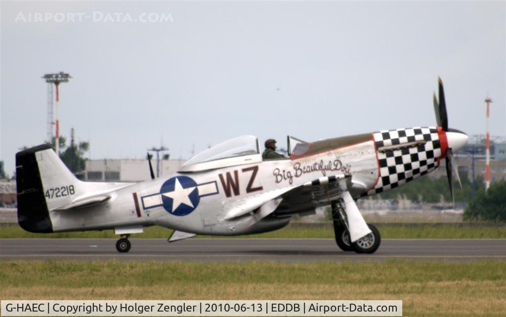 G-HAEC, 1951 Commonwealth CA-18 Mustang 22 (P-51D) C/N CACM-192-1517, Berlin Air Show 2010