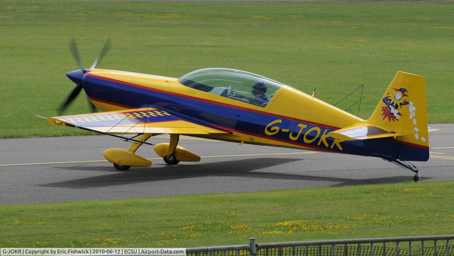 G-JOKR, 2008 Extra EA-300L C/N 1278, 1. G-JOKR at The Duxford Trophy Aerobatic Contest, June 2010