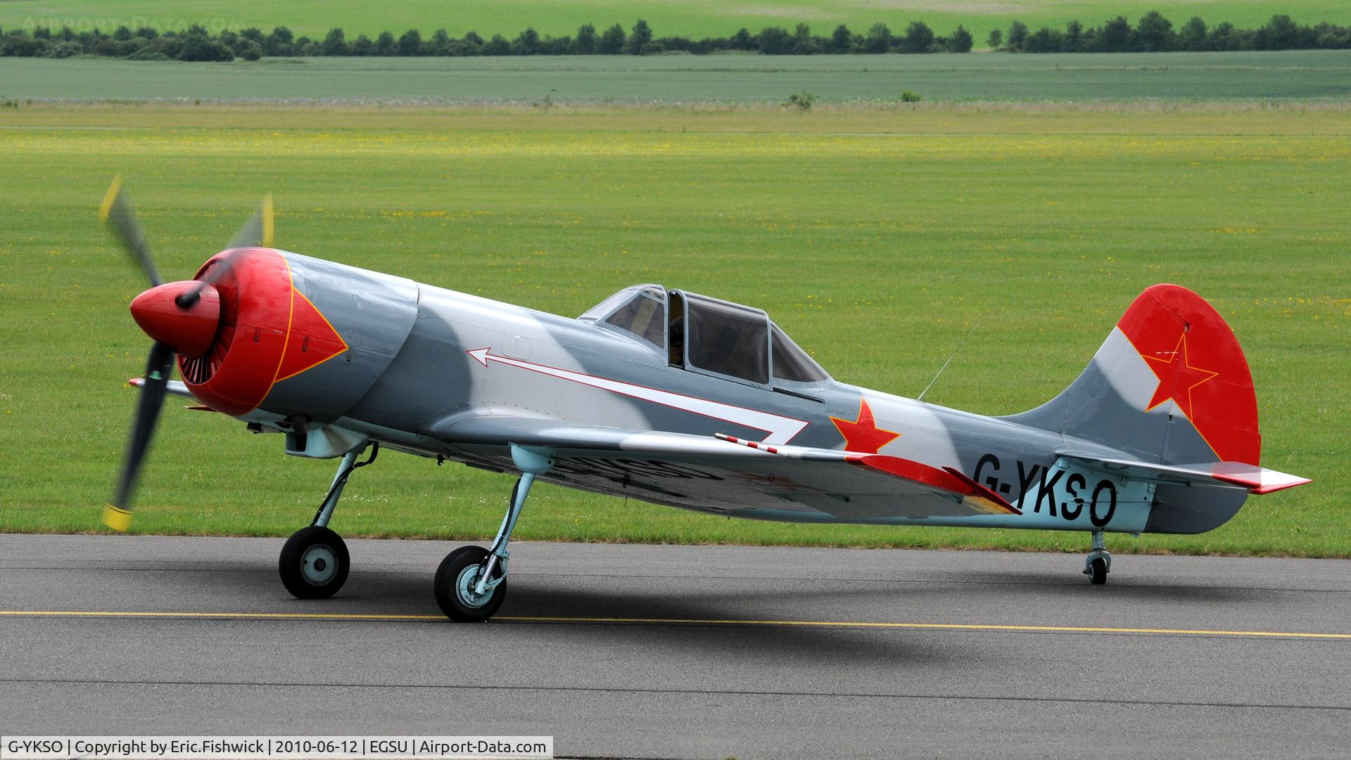 G-YKSO, 1979 Yakovlev Yak-50 C/N 791506, 1. G-YKSO at The Duxford Trophy Aerobatic Contest, June 2010