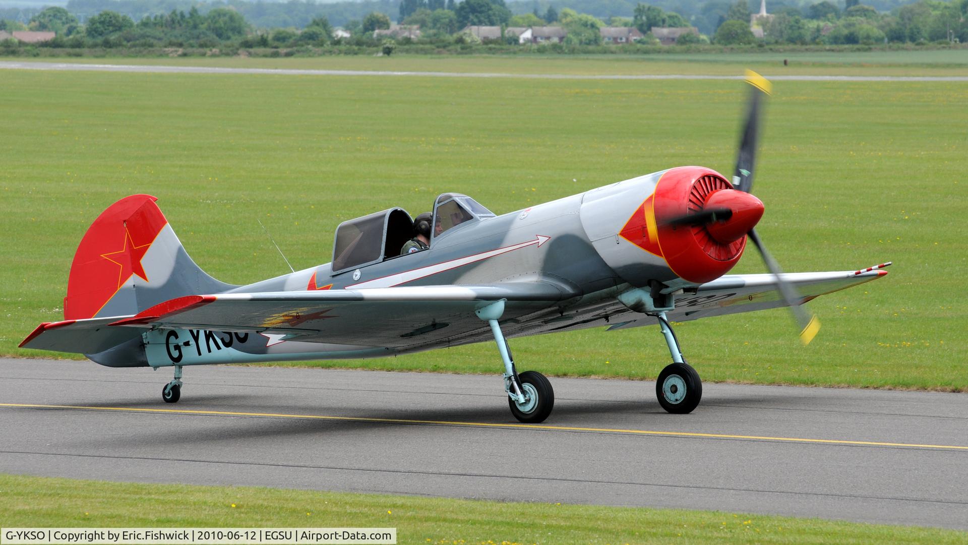 G-YKSO, 1979 Yakovlev Yak-50 C/N 791506, 3. G-YKSO at The Duxford Trophy Aerobatic Contest, June 2010