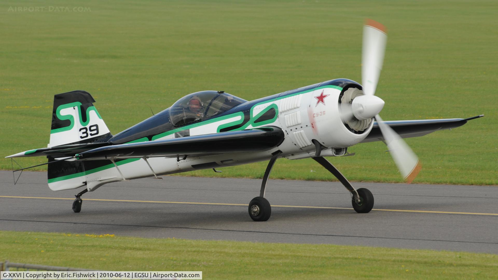 G-XXVI, 1991 Sukhoi Su-26M C/N 04-10, 3. G-XXVI at The Duxford Trophy Aerobatic Contest, June 2010
