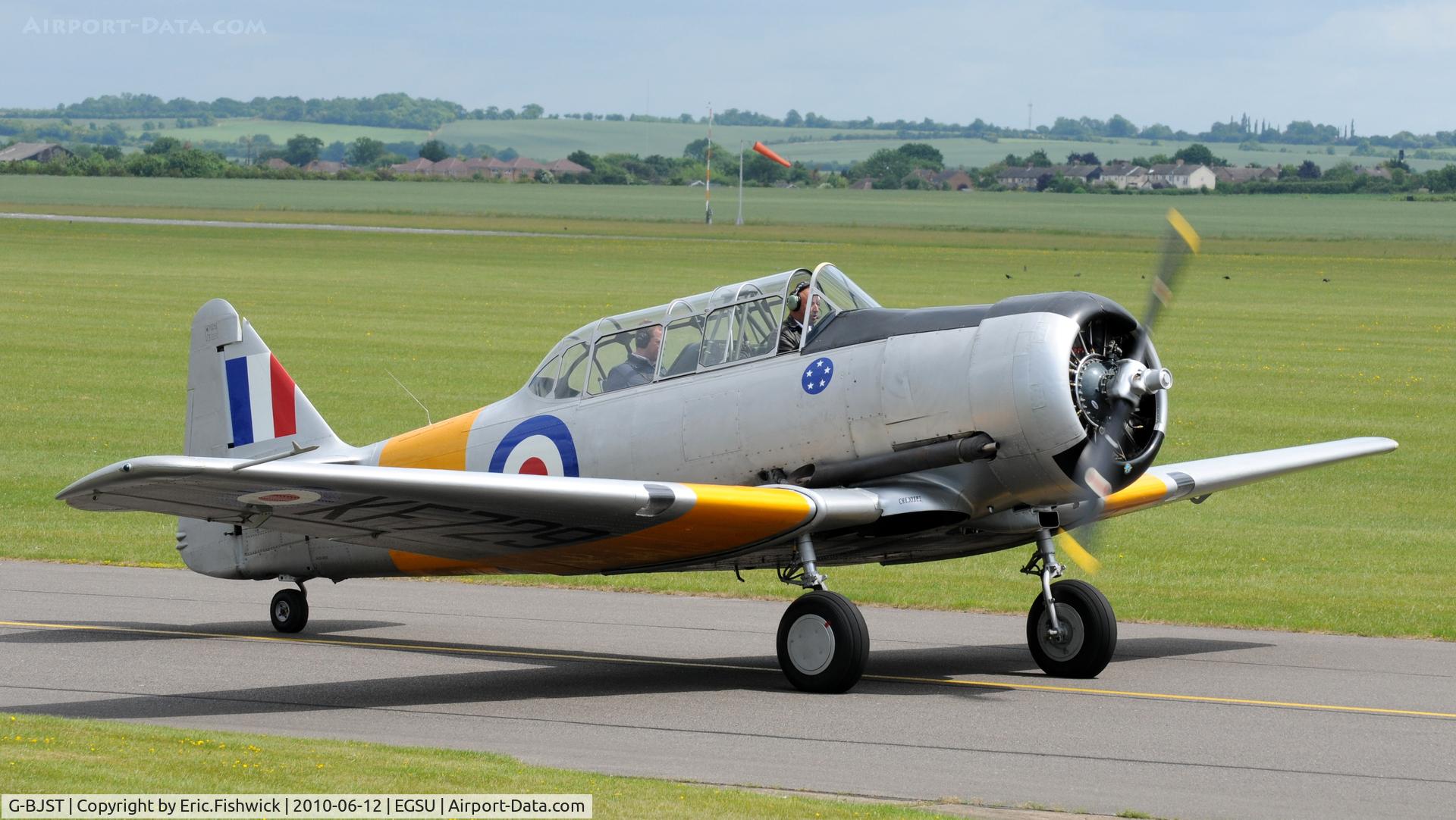 G-BJST, 1953 Canadian Car & Foundry T-6H Harvard Mk.4M C/N 14A-2429, 3. G-BJST at The Duxford Trophy Aerobatic Contest, June 2010