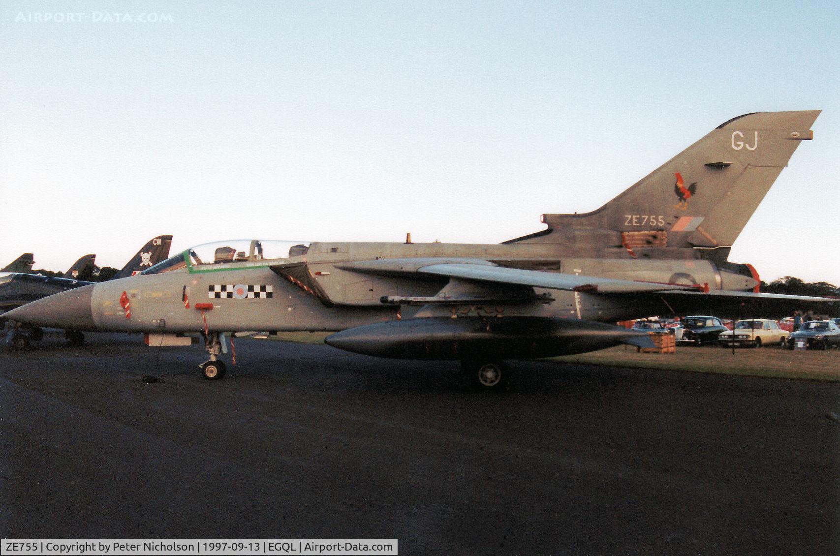 ZE755, 1988 Panavia Tornado F.3 C/N AS053/673/3302, Tornado F.3 of 43 Squadron on display at the 1997 RAF Leuchars Airshow.