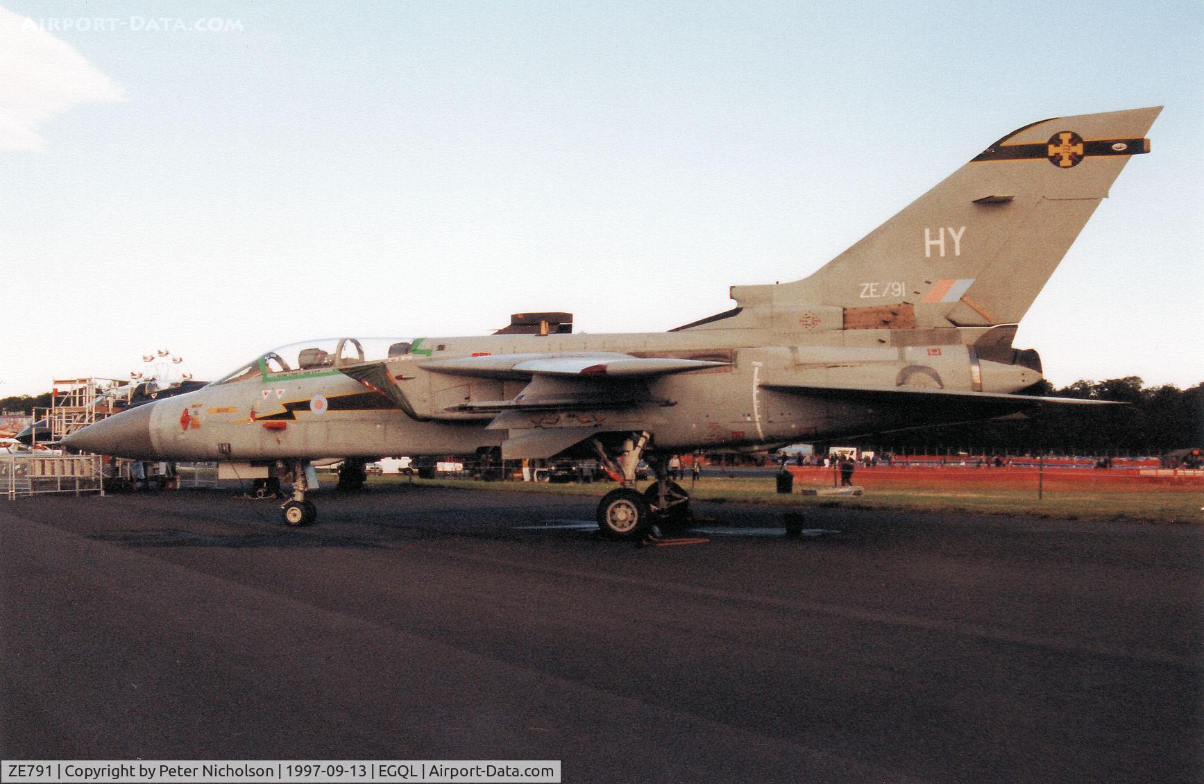 ZE791, 1988 Panavia Tornado F.3 C/N AS067/702/3318, Tornado F.3 of 111 Squadron on display at the 1997 RAF Leuchars Airshow.