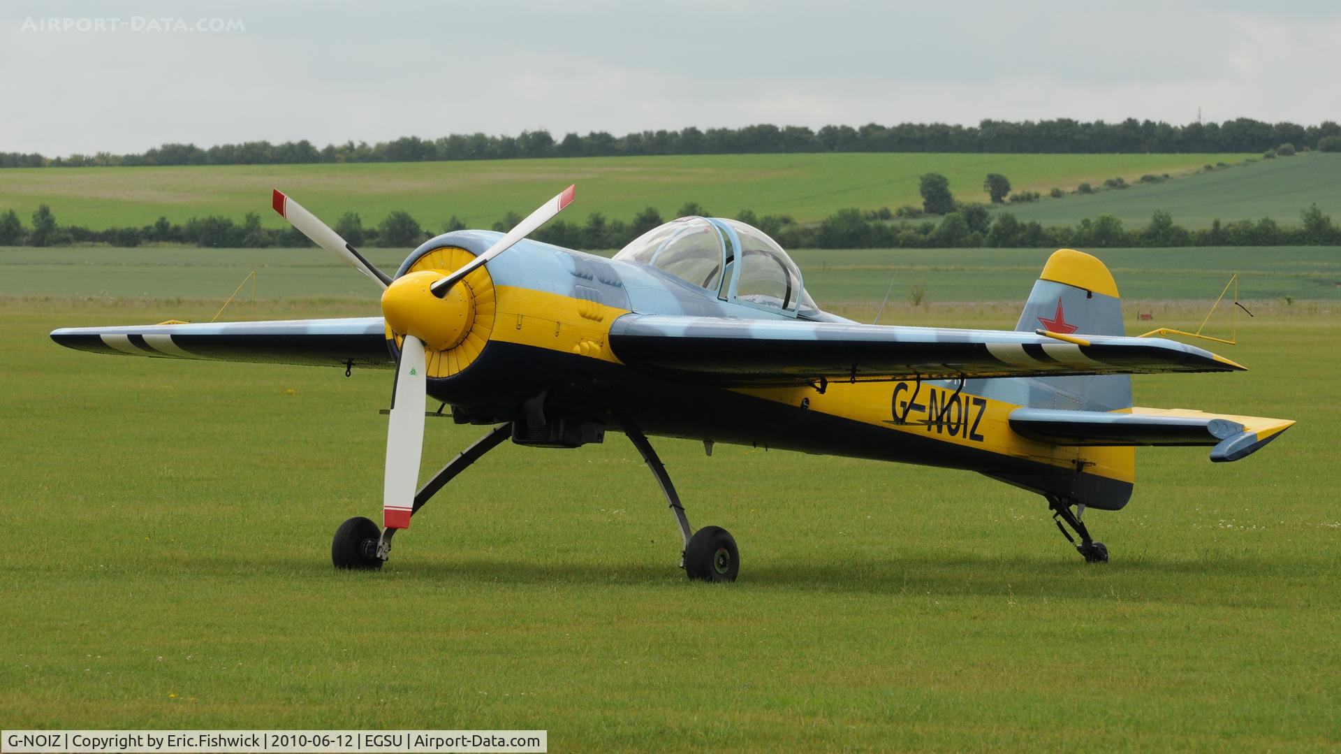 G-NOIZ, 1991 Yakovlev Yak-55M C/N 910104, 3. G-NOIZ at The Duxford Trophy Aerobatic Contest, June 2010