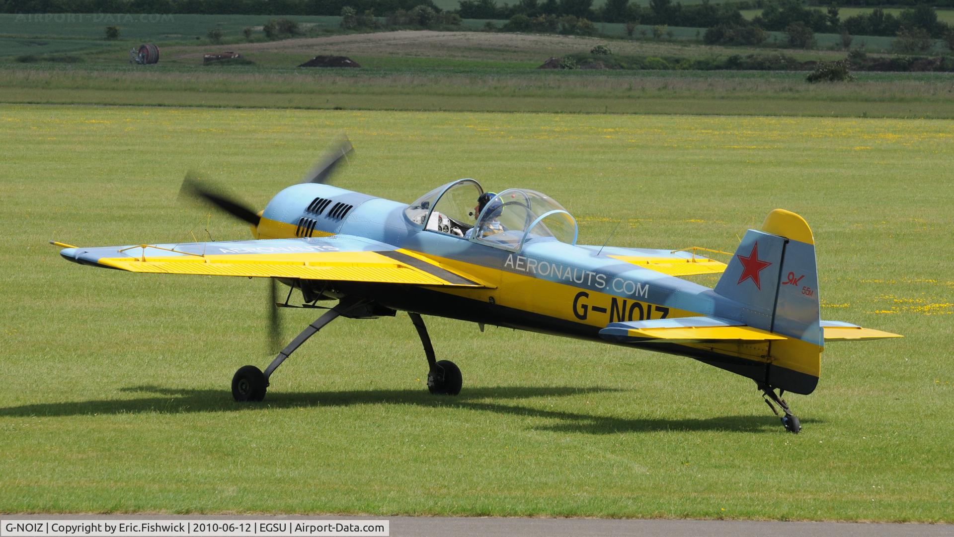 G-NOIZ, 1991 Yakovlev Yak-55M C/N 910104, 1. G-NOIZ  at The Duxford Trophy Aerobatic Contest, June 2010