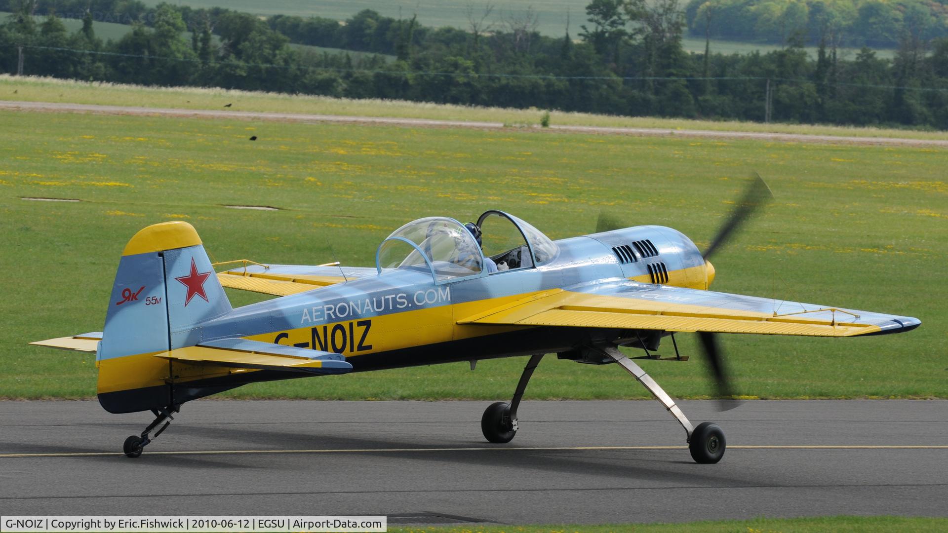 G-NOIZ, 1991 Yakovlev Yak-55M C/N 910104, 2. G-NOIZ at The Duxford Trophy Aerobatic Contest, June 2010