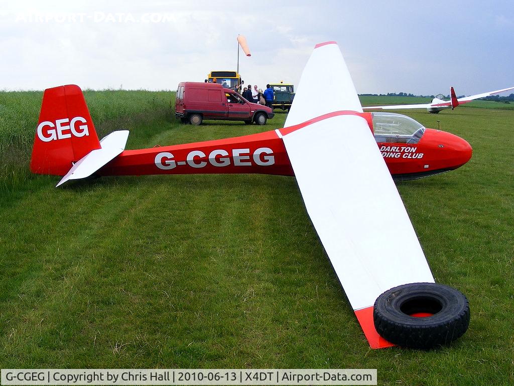 G-CGEG, 1960 Schleicher K-8B C/N 689, Schleicher K 8B at the Darlton Gliding Club
