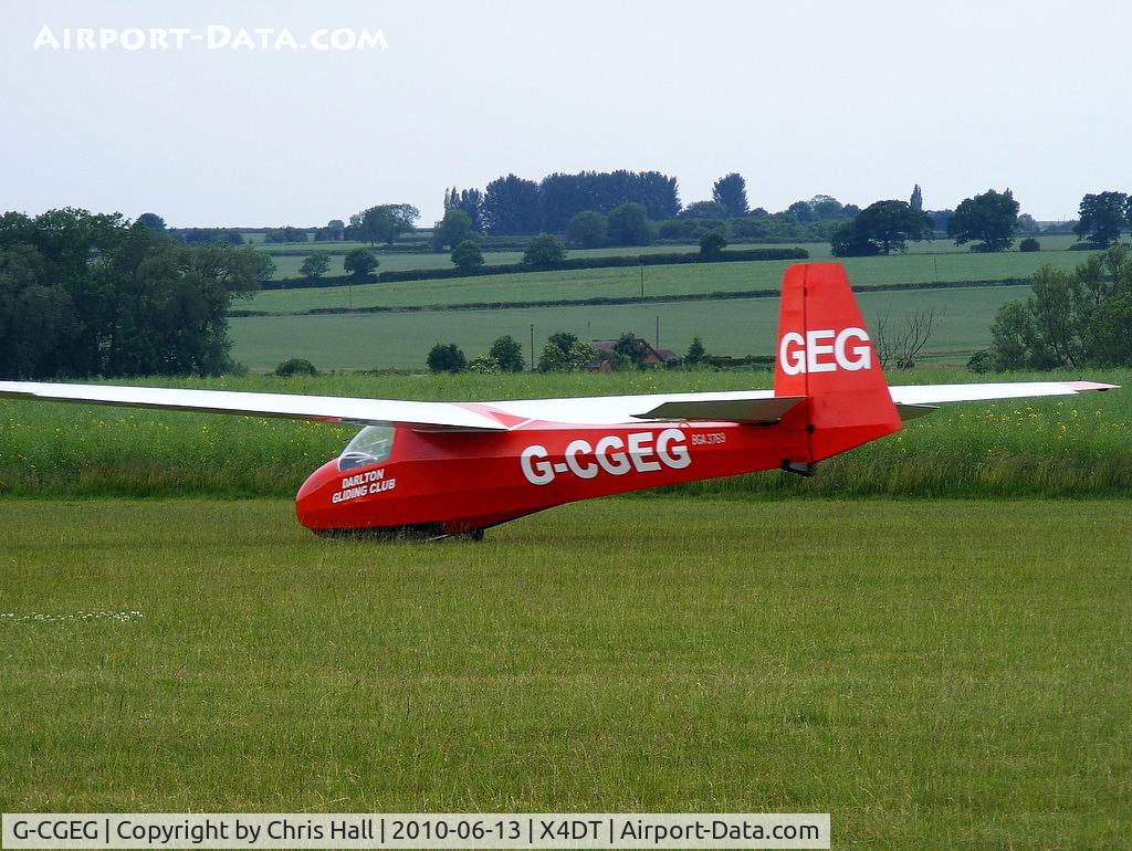 G-CGEG, 1960 Schleicher K-8B C/N 689, Schleicher K 8B at the Darlton Gliding Club