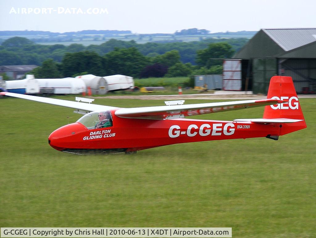G-CGEG, 1960 Schleicher K-8B C/N 689, Schleicher K 8B at the Darlton Gliding Club