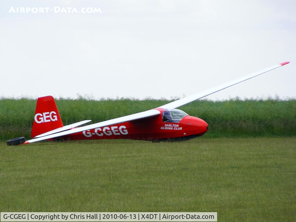 G-CGEG, 1960 Schleicher K-8B C/N 689, Schleicher K 8B at the Darlton Gliding Club
