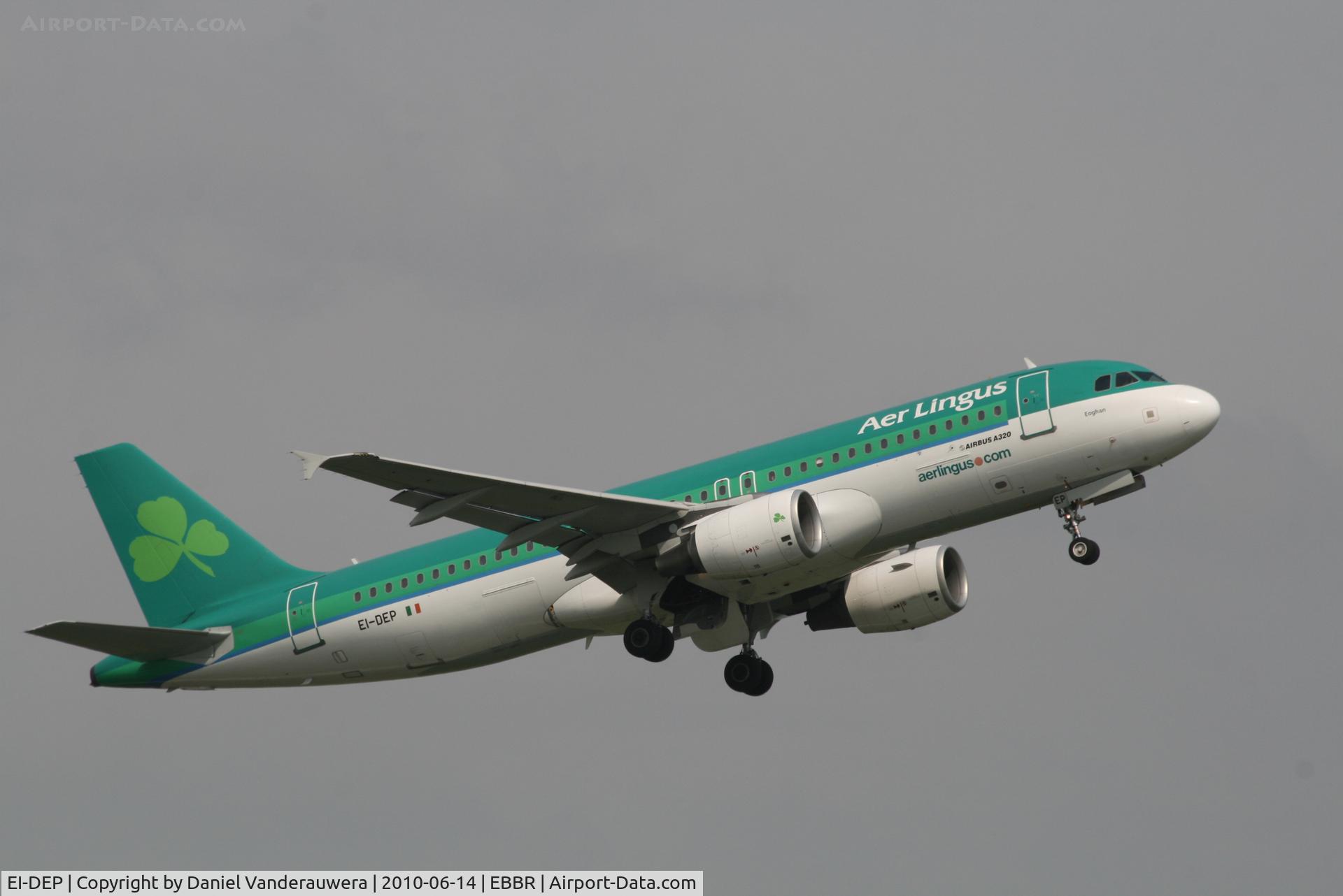 EI-DEP, 2005 Airbus A320-214 C/N 2542, Flight EI631 is taking off from RWY 07R