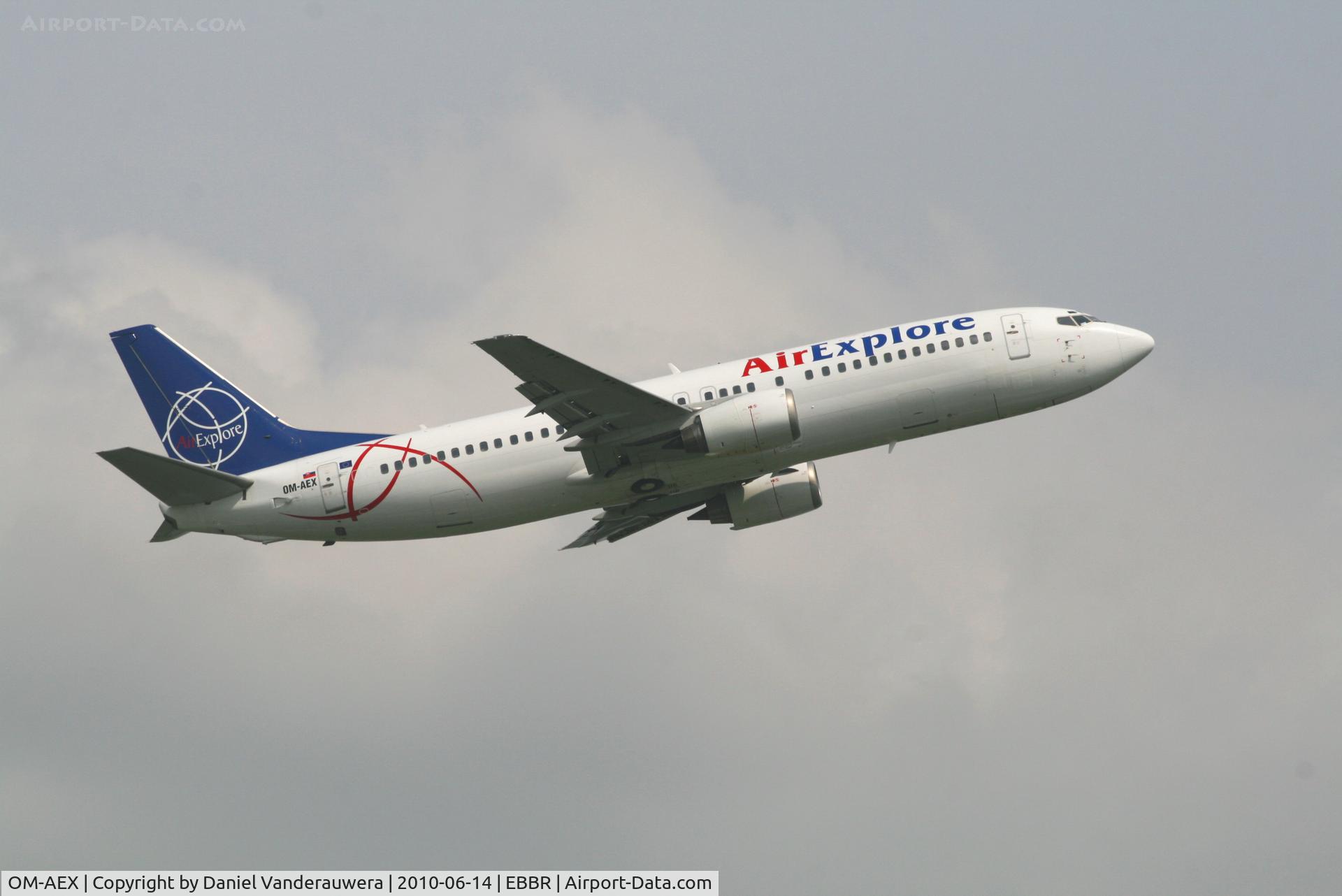 OM-AEX, 1992 Boeing 737-4Y0 C/N 25178, Flight JOR124 is taking off from RWY 07R