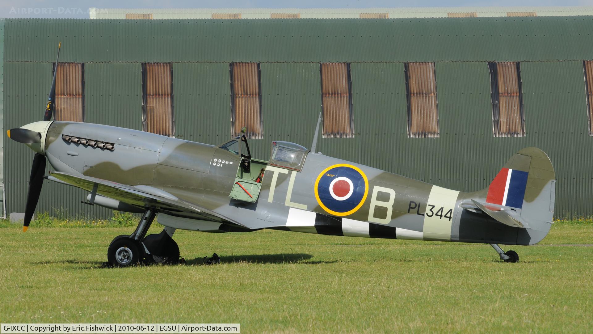 G-IXCC, 1944 Supermarine 361 Spitfire LF.IXe C/N CBAF.9590, 1. PL344 at The Duxford Trophy Aerobatic Contest, June 2010