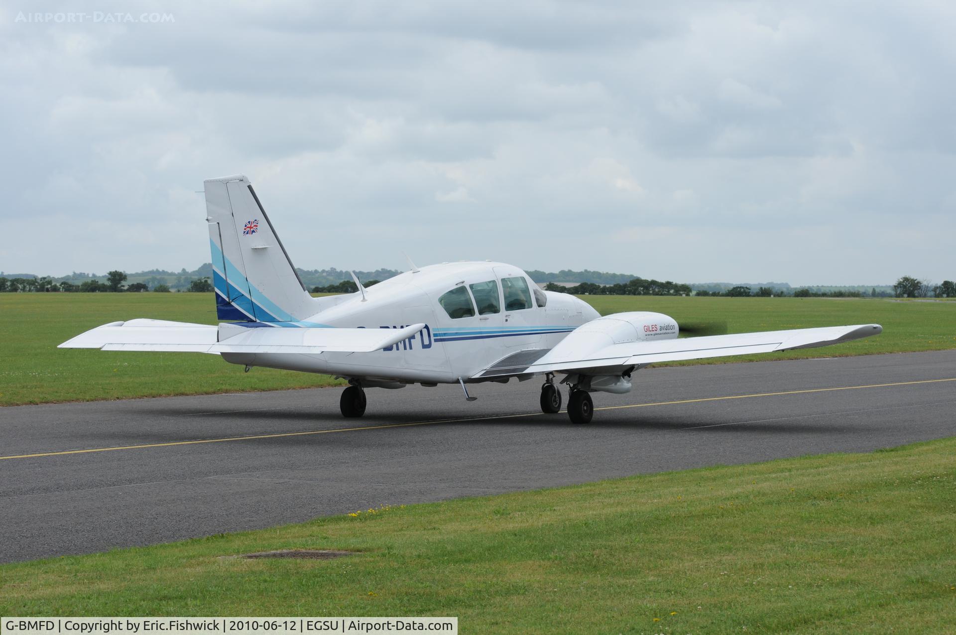 G-BMFD, 1979 Piper PA-23-250 Aztec F C/N 27-7954080, G-BMFD at The Duxford Trophy Aerobatic Contest, June 2010