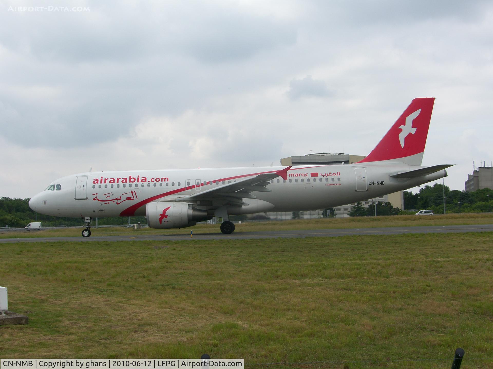 CN-NMB, 2009 Airbus A320-214 C/N 3833, Air Arabia Maroc taxiing past the spottingplace