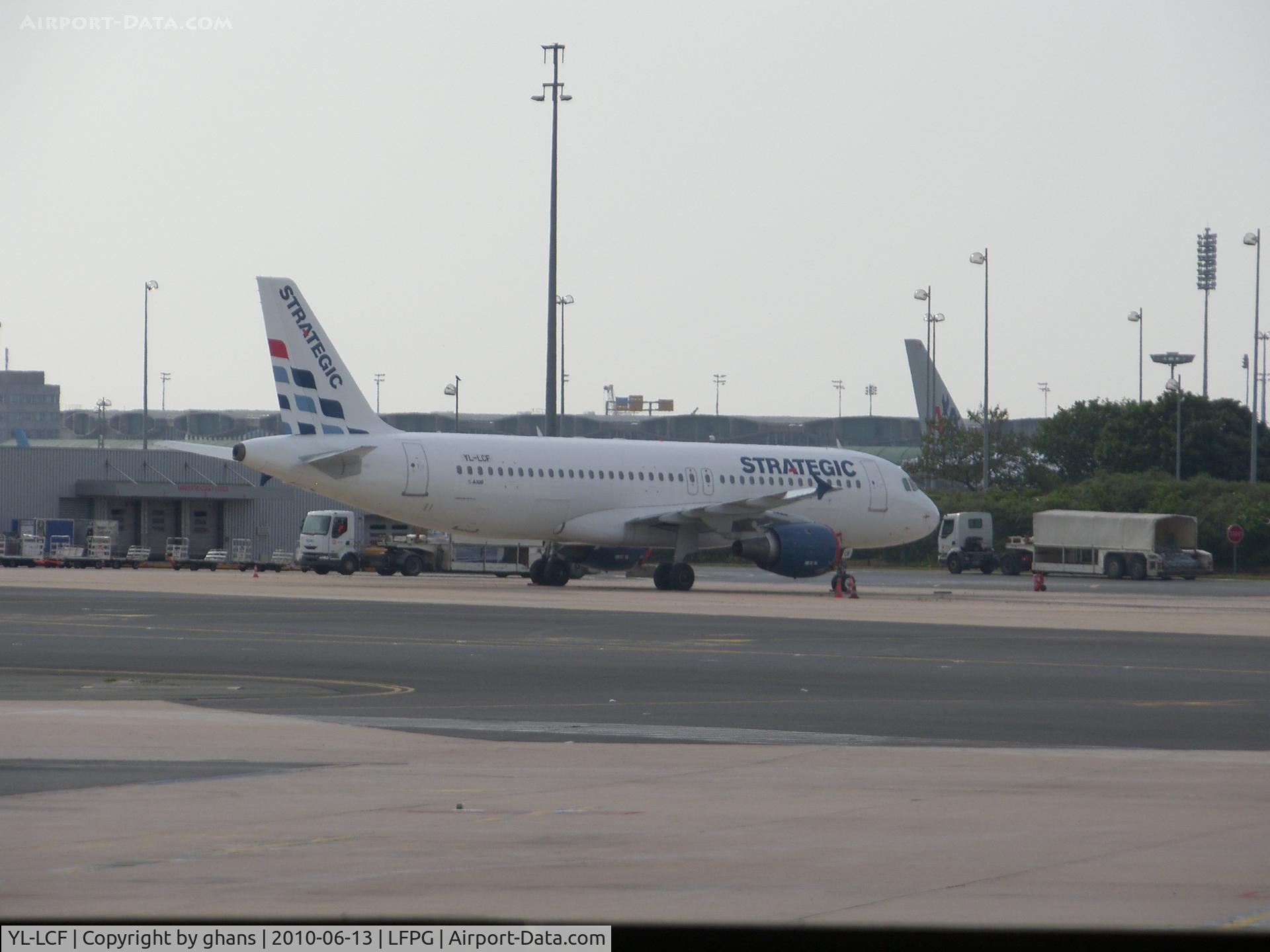 YL-LCF, 1993 Airbus A320-212 C/N 446, Leased by Strategic France