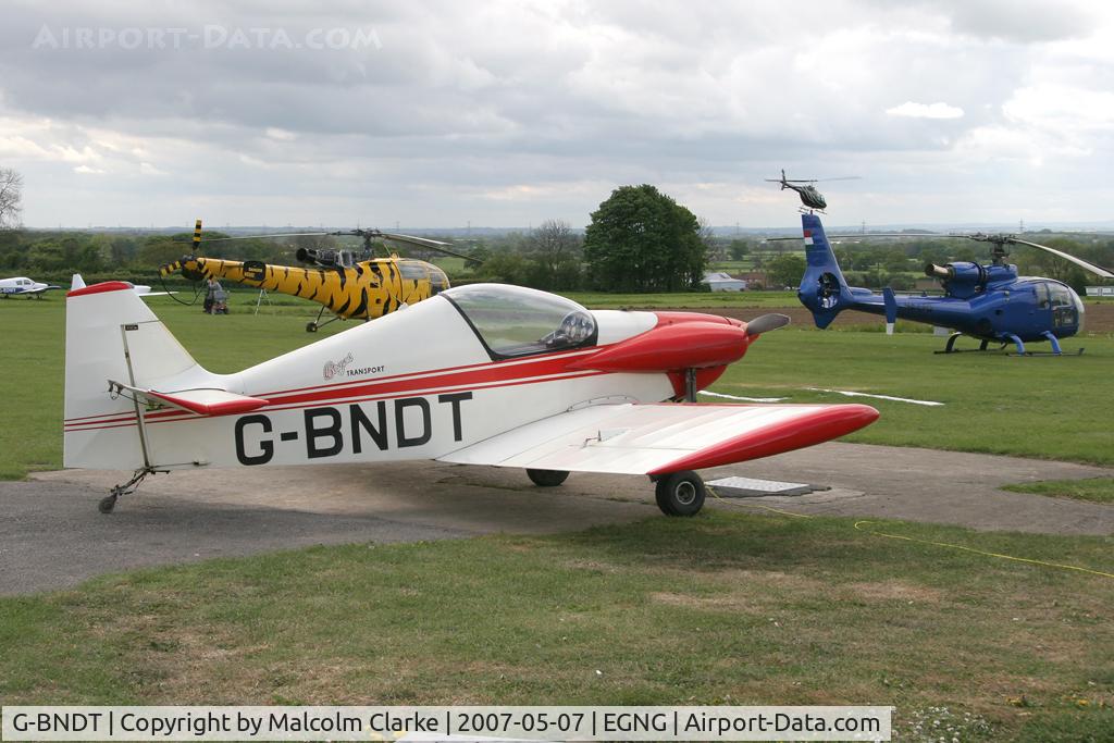 G-BNDT, 1987 Brugger MB-2 Colibri C/N PFA 043-10981, Brugger MB2 Colibri at Bagby Airfield in may 2007.
