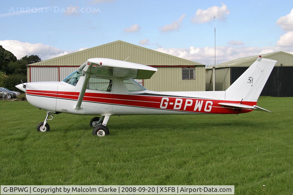 G-BPWG, 1975 Cessna 150M C/N 150-76707, Cessna 150M at Fishburn Airfield in September 2008.