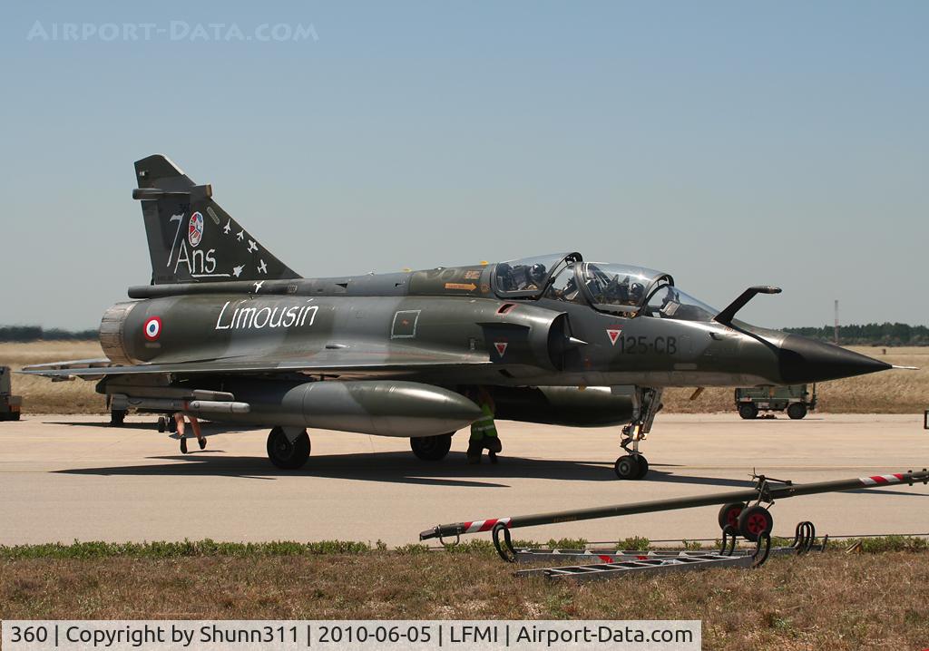 360, Dassault Mirage 2000N C/N 338, Used as a demo during LFMI Airshow 2010